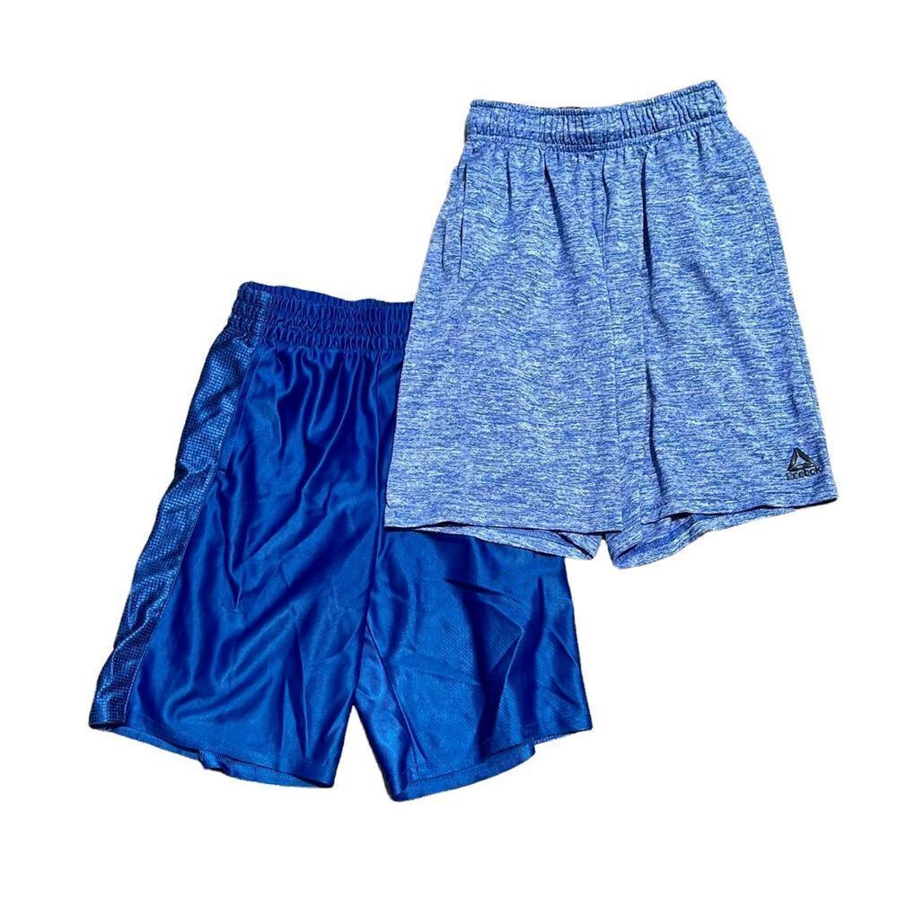 BUNDLE (2) Youth Blue Basketball Shorts Size Small
